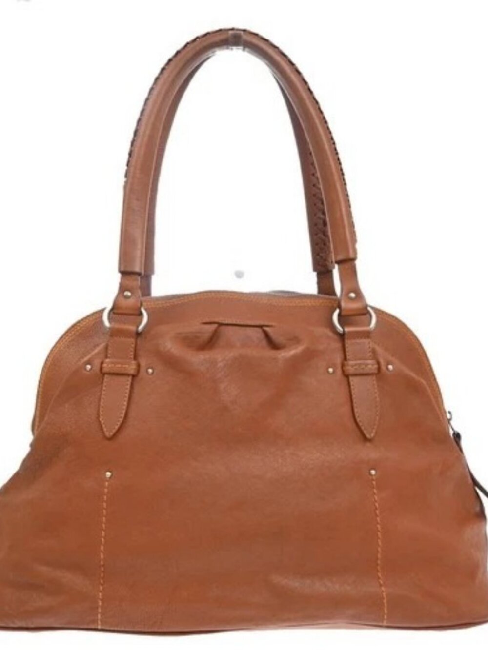 CHRISTIAN DIOR Logo Shoulder Tote Hand Bag Leather Brown SHW Italy 12KC713 - Picture 4 of 16